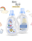 Nước Giặt Xả Quần Áo Em Bé BZU BZU Baby Laundry Detergent & Softener 2-in-1, 1L