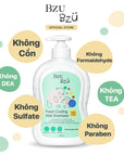 Dầu Gội Trẻ Em Mát Lạnh BZU BZU Fresh Cooling Kids Shampoo, 600ml