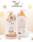 Sữa Tắm Gội Toàn Thân Cho Bé Hương Yến Mạch Sữa BZU BZU Head to Toe Oat & Milk, 600ml
