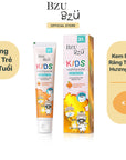 Kem Đánh Răng Trẻ Em Hương Cam BZU BZU Kids Toothpaste Orange Flavour (50g)