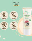 Sữa chống nắng trẻ em phổ rộng 30PA+++Bzu Bzu Sunscreen Lotion 40ML