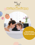 Sữa Tắm Gia Đình Chiết Xuất Sữa & Tơ Bzu Bzu Family Shower Cream (Milk & Silk) 800ml