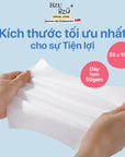 Khăn Ướt Dịu Nhẹ Em Bé BZU BZU Ultra Gentle Fragrance Free Baby Wet Wipes, 30 tờ