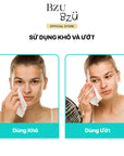 Combo Khăn khô đa năng BZU BZU Cotton Towel Value Pack (2 gói = 160 tờ)