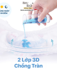 Tã dán dành cho bé sơ sinh BZUBZU VelvetBreeze - Chống tràn 14H - Khô thoáng - Size dưới 5Kg - 14Kg