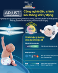 Tã quần dành cho bé sơ sinh BZUBZU VelvetBreeze - Chống tràn 14H - Khô thoáng - Size dưới 6Kg - 15Kg