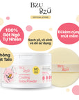 Phấn Rôm Tinh Bột Ngô BZU BZU Cooling Baby Powder, 140g
