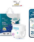 Tã quần dành cho bé sơ sinh BZUBZU VelvetBreeze - Chống tràn 14H - Khô thoáng - Size dưới 6Kg - 15Kg