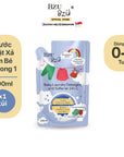 Nước Giặt Xả Quần Áo Em Bé BZU BZU Baby Laundry Detergent & Softener 2-in-1, 800ml