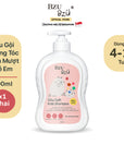 Dầu Gội Trẻ Em Dưỡng Tóc Mềm Mượt BZU BZU Silky Soft Kids Shampoo, 600ml