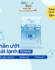 Khăn ướt mát lạnh BZU BZU ICY Cooling Wet Wipes 10 tờ