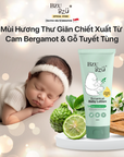 Kem Dưỡng Ẩm Cho Bé từ Tinh dầu thiên nhiên BZU BZU Botanical Baby Lotion 200ml