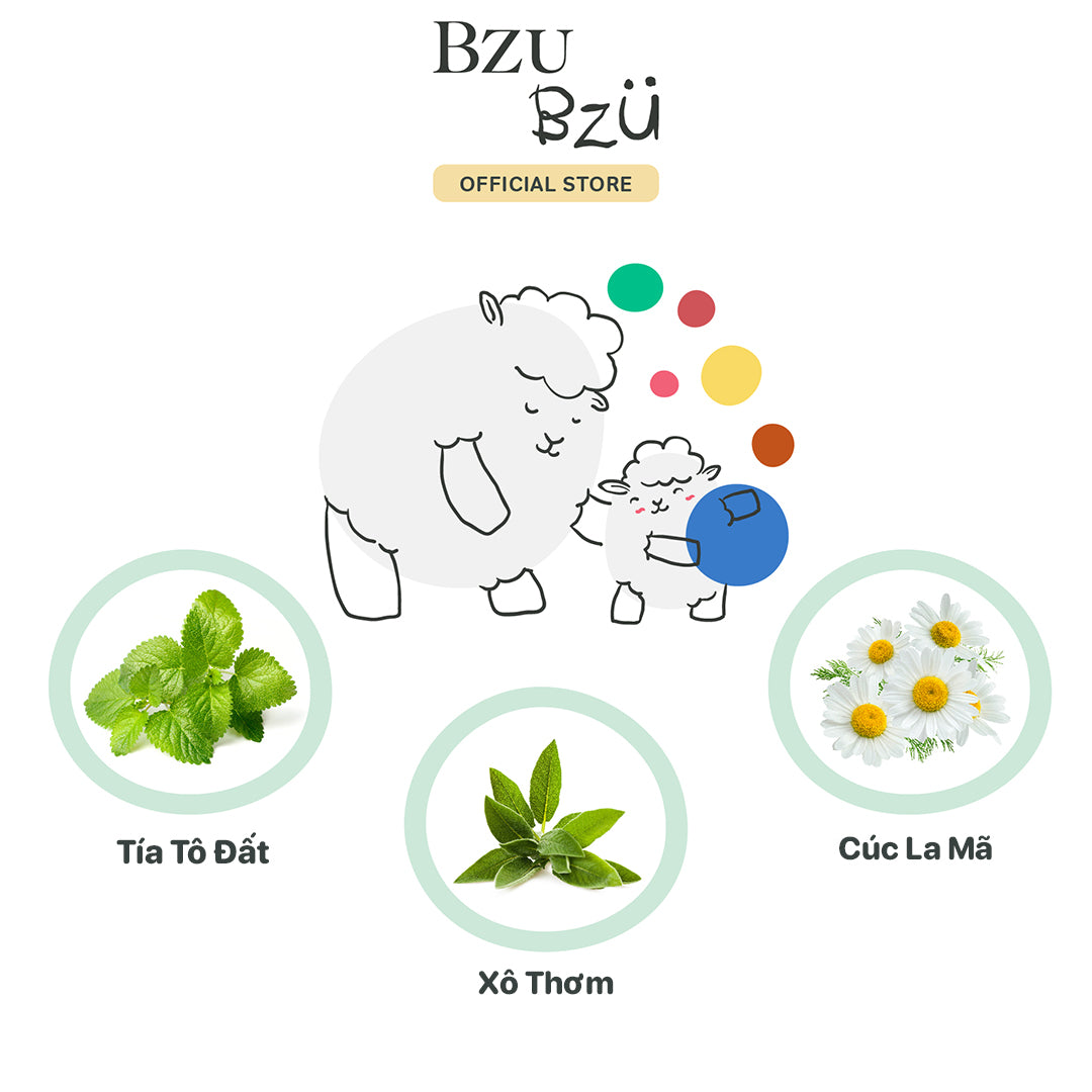 Dầu Gội Trẻ Em Mát Lạnh BZU BZU Fresh Cooling Kids Shampoo, 600ml