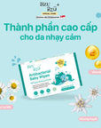 Khăn Ướt Diệt Khuẩn Cho Em Bé BZU BZU Baby Wipes, 30 tờ