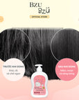 Kem Xả Dưỡng Tóc Mềm Mượt BZU BZU Silky Soft Kids Hair Treatment, 600ml