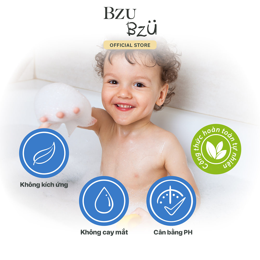 Sữa Tắm Trẻ Em BZU BZU Happy Kids Body Wash, 600ml
