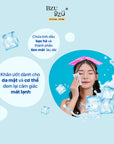 Khăn ướt mát lạnh BZU BZU ICY Cooling Wet Wipes 10 tờ