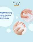 Khăn ướt mát lạnh BZU BZU ICY Cooling Wet Wipes 10 tờ