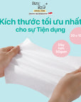 Khăn Ướt Diệt Khuẩn Cho Bé BZU BZU Baby Wipes, 80 tờ