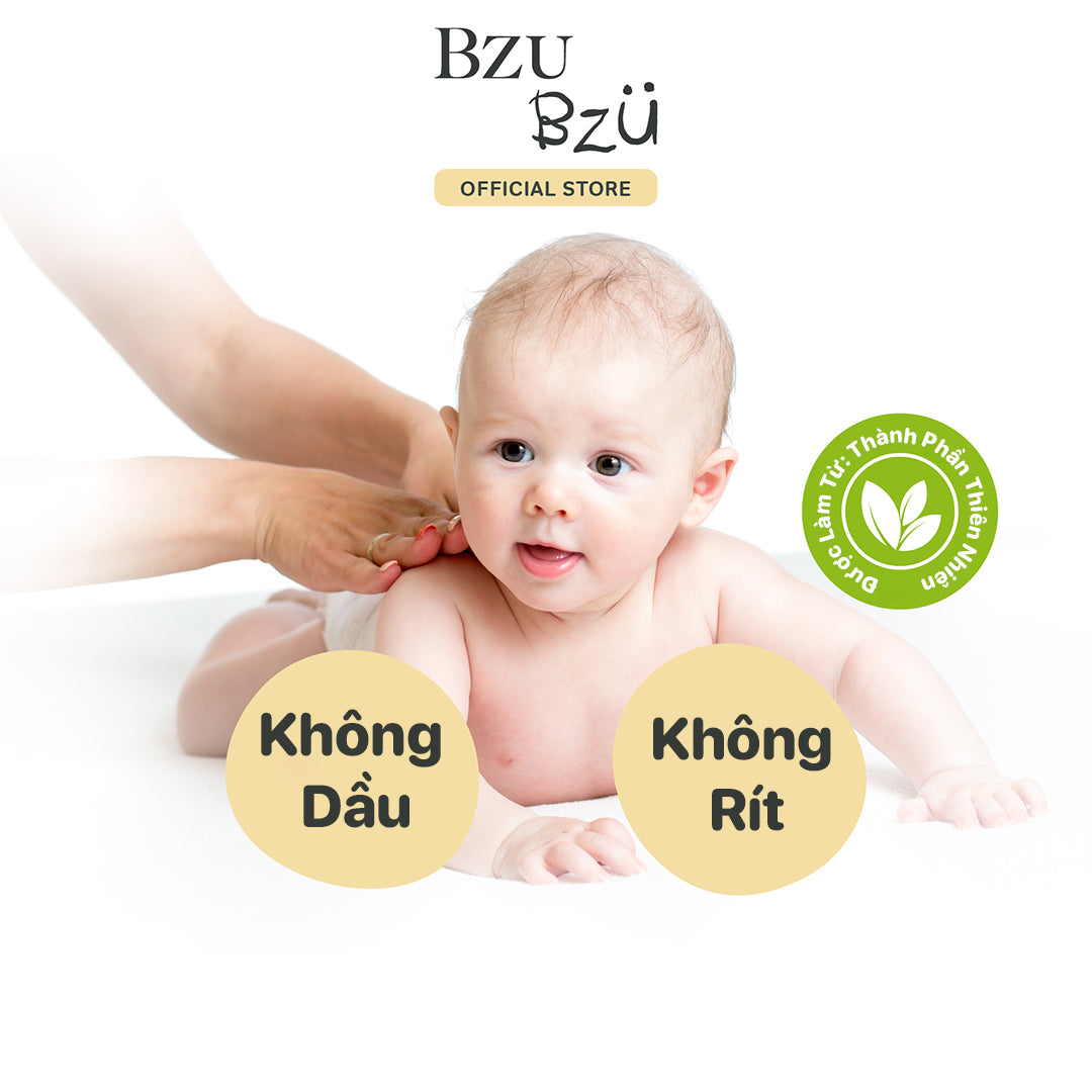 Kem dưỡng thể em bé mát dịu BZU BZU Cooling Baby Lotion, 200ml