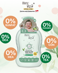 Sữa Tắm Gội Toàn Thân Em Bé BZU BZU Baby Head to Toe Wash Botanical Tinh dầu thiên nhiên 600ml