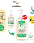 [PHIÊN BẢN MỚI] Nước Rửa Bình Sữa, Rau Củ Quả Và Đồ Dùng Em Bé Thuần Chay BZU BZU CleanHaven Tạo Bọt 500ml, Không Mùi