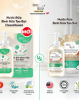 [PHIÊN BẢN MỚI] Nước Rửa Bình Sữa, Rau Củ Quả Và Đồ Dùng Em Bé Thuần Chay BZU BZU CleanHaven Tạo Bọt 500ml, Không Mùi
