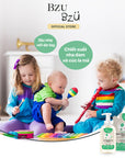 [PHIÊN BẢN MỚI] Nước Rửa Bình Sữa, Rau Củ Quả Và Đồ Dùng Em Bé Thuần Chay BZU BZU CleanHaven Tạo Bọt 500ml, Không Mùi