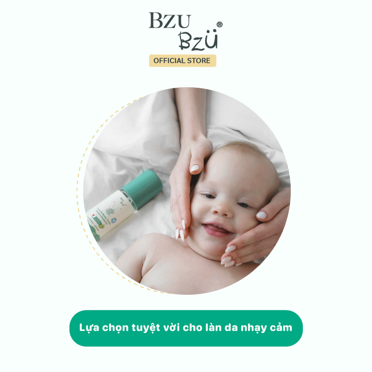 Toner Dưa Lưới Cho Mặt & Toàn Thân Em Bé Bzu Bzu Face & Body Toner Melon 120Ml