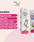 Kem Đánh Răng Em Bé Bzu Bzu Baby Toothpaste 50g