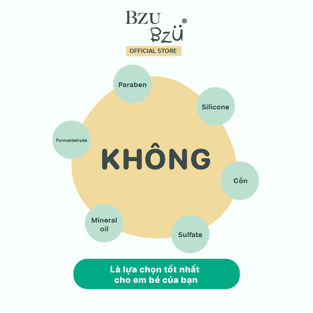 Toner Dưa Lưới Cho Mặt & Toàn Thân Em Bé Bzu Bzu Face & Body Toner Melon 120Ml