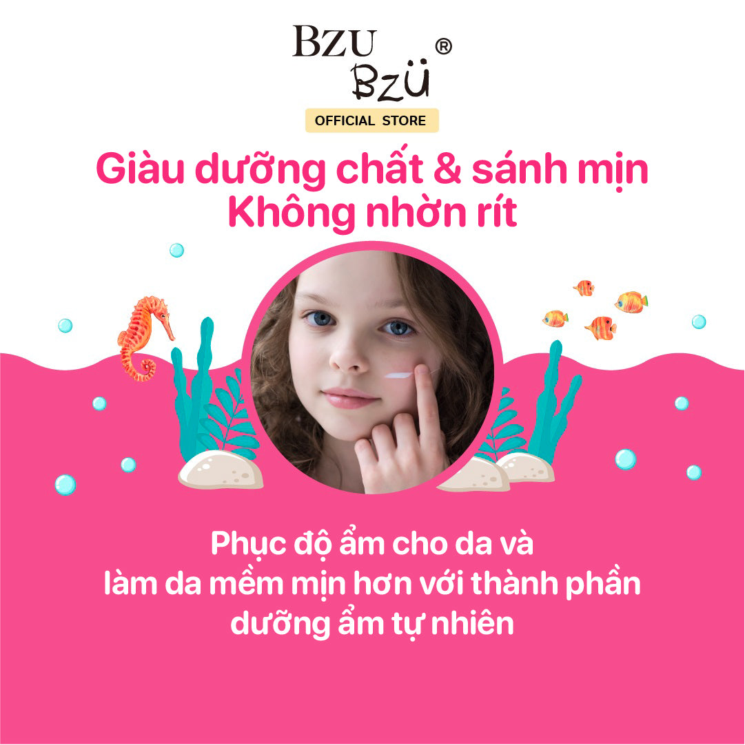 Kem dưỡng da mặt bé gái BZU BZU Little Lady Facial Cream - 50ml