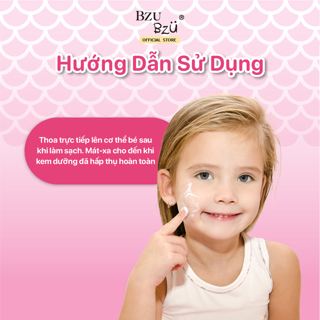 Kem Dưỡng Thể Cho Bé Gái Bzu Bzu Little Lady Body Lotion - 120ml
