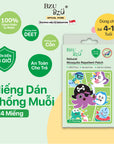 Miếng dán chống muỗi Bzu Bzu Mosquito Repellent Patch 24pcs